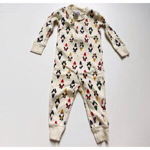 Hanna Andersson  Holiday Print Baby Zip Sleeper 6-12 months 70 cm